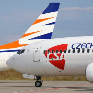 Smartwings and Czech Airlines, Photo Credit: Prague Airport