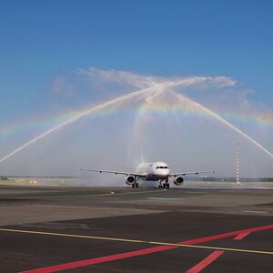 Inaugurační let Aegean Airlines, pravidelná linka z Prahy do Heraklionu, Foto: Letiště Praha