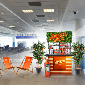 Aperol bar, Foto: Letiště Praha