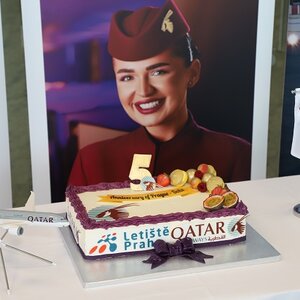 Výročí Qatar Airways, Foto: Letiště Praha