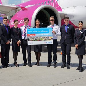 Společnost Wizz Air zahájila přímé lety do Jerevanu