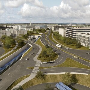 Kolejové napojení_Aviatická_Habeš