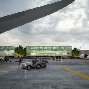 Future design of Václav Havel Airport Prague 05