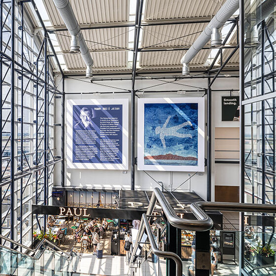 Letící muž/Flying Man náhled